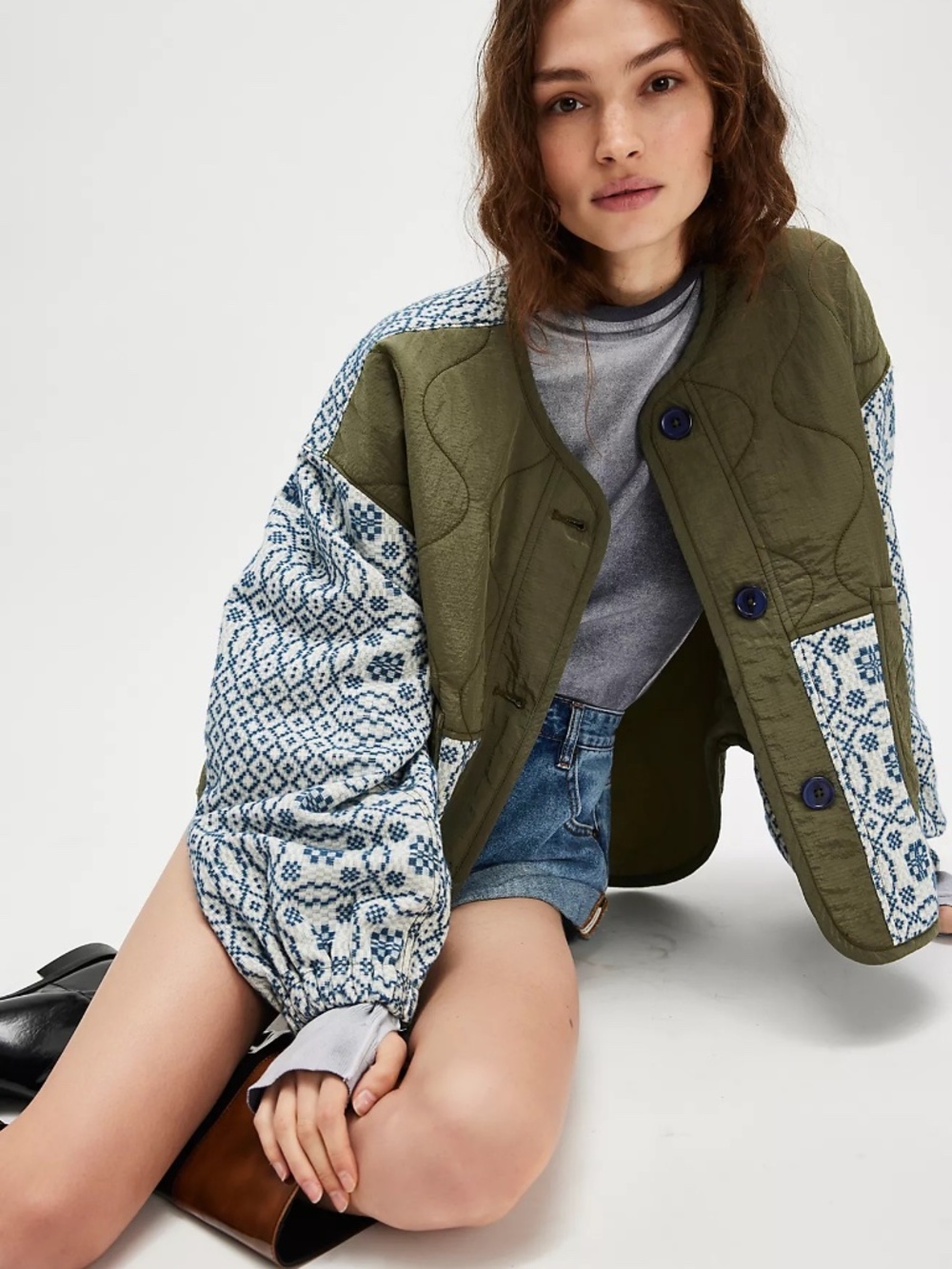 Free People Soleil Sky Liner Jacket XS